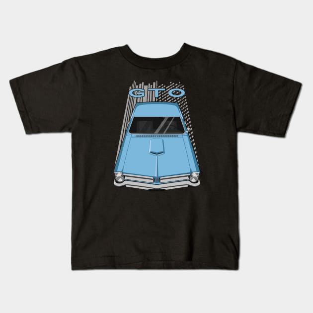 Pontiac GTO 1965 - Fontaine Blue Kids T-Shirt by V8social